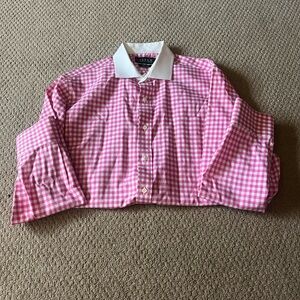 Ralph Lauren Pink and White Gingham Shirt